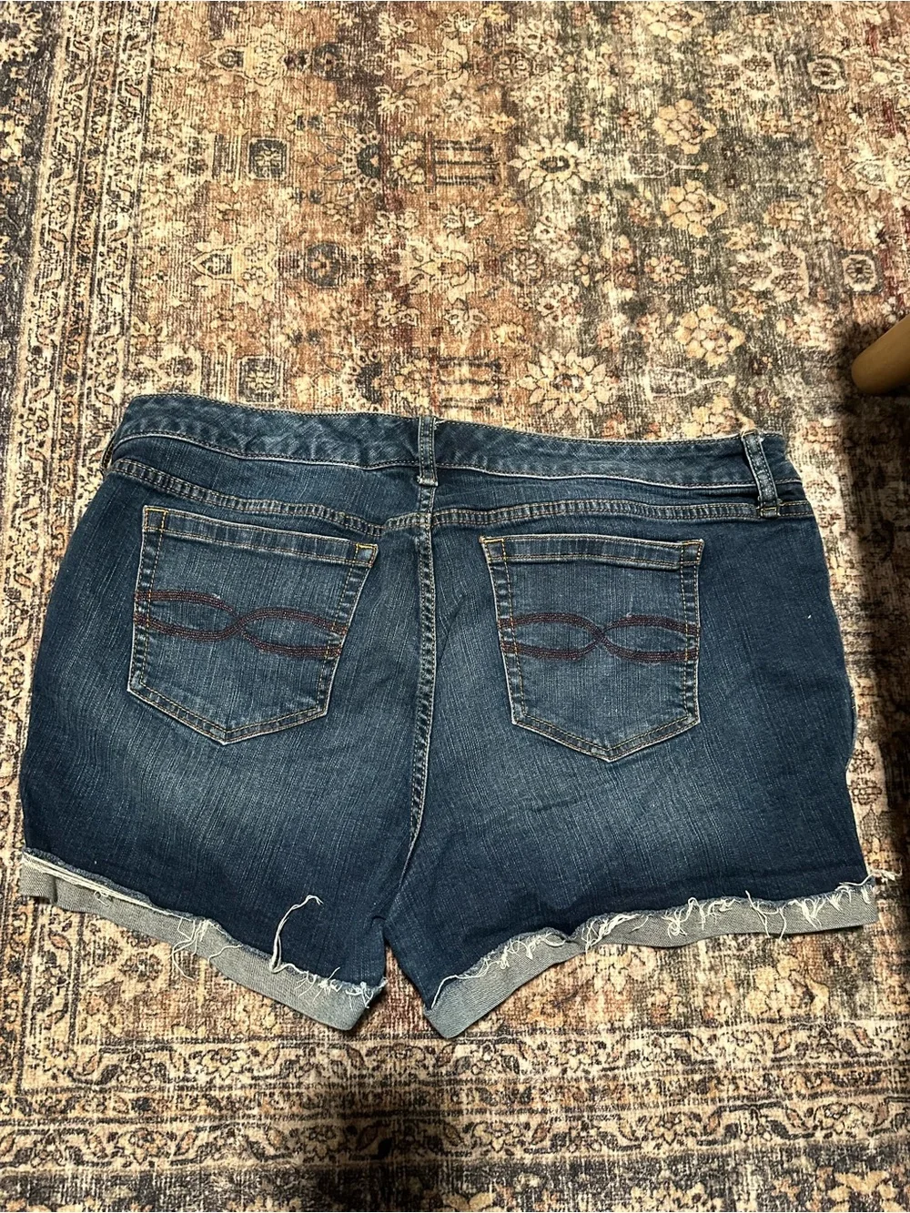 Denim Cutoff Women’s Shorts - Dark Blue Torrid Jean denim shorts sz 18 1X